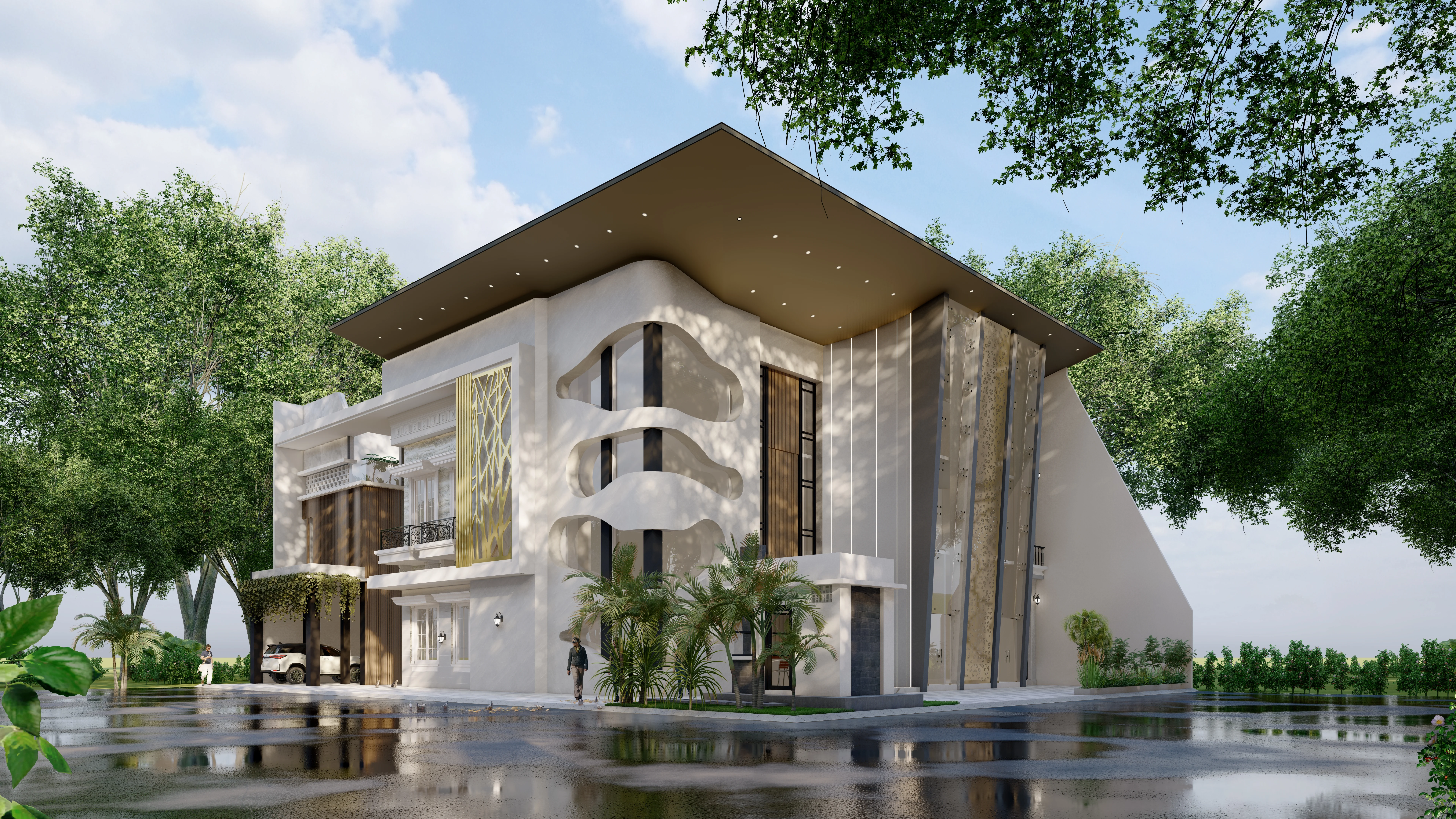 Gedung Biru Maswindo — Desain Bangunan 10