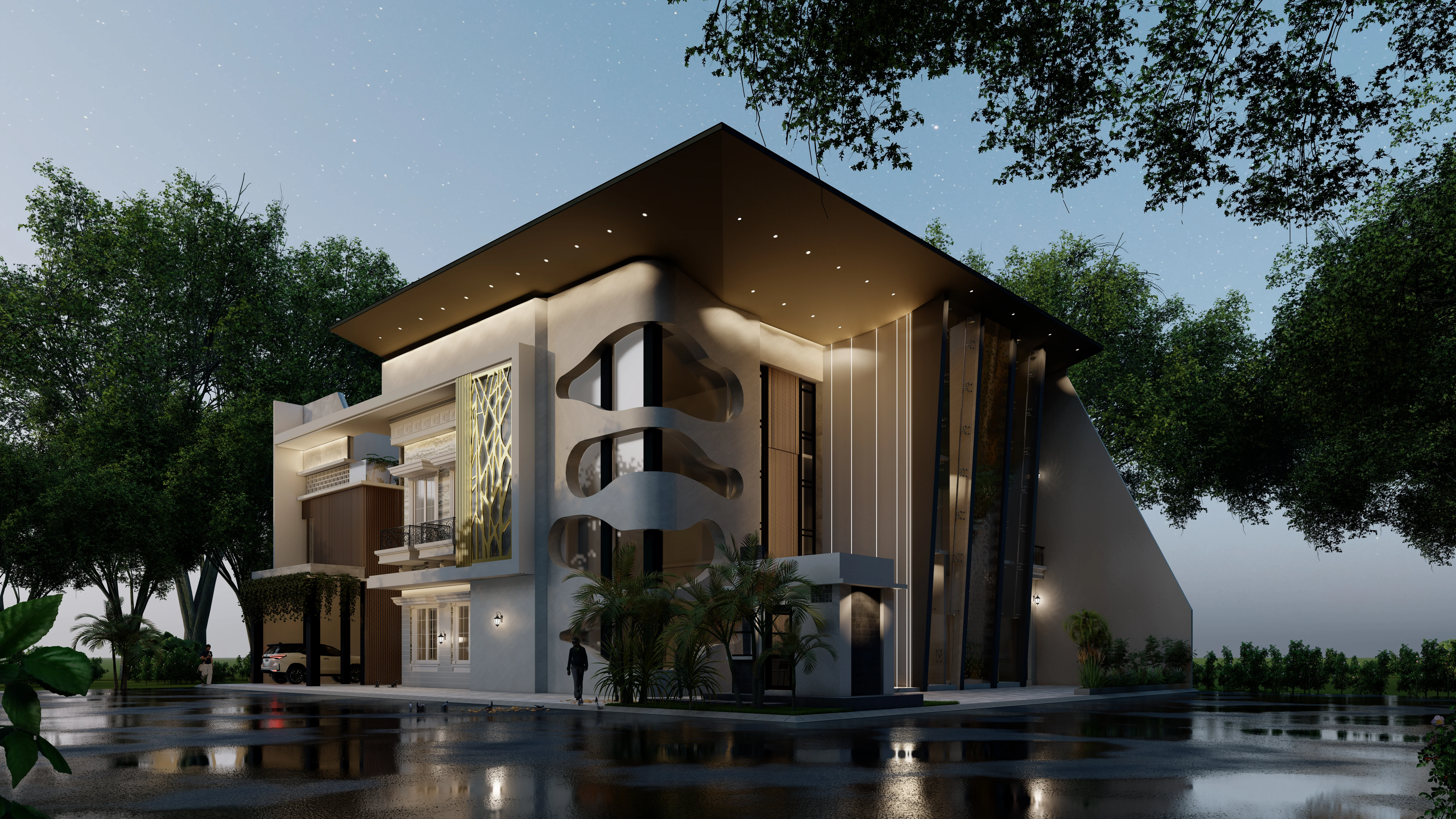 Gedung Biru Maswindo — Desain Bangunan 2