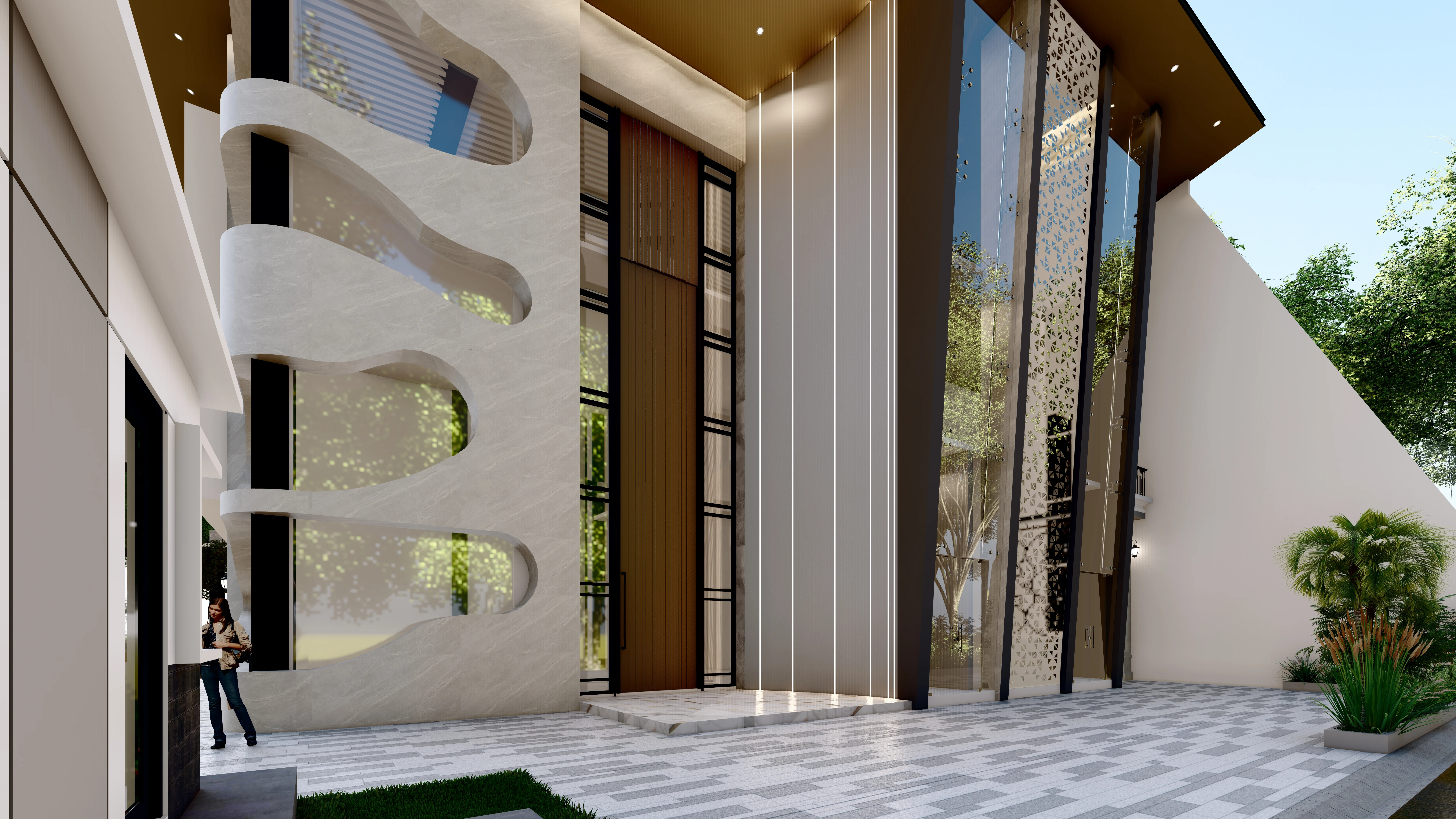 Gedung Biru Maswindo — Desain Bangunan 5