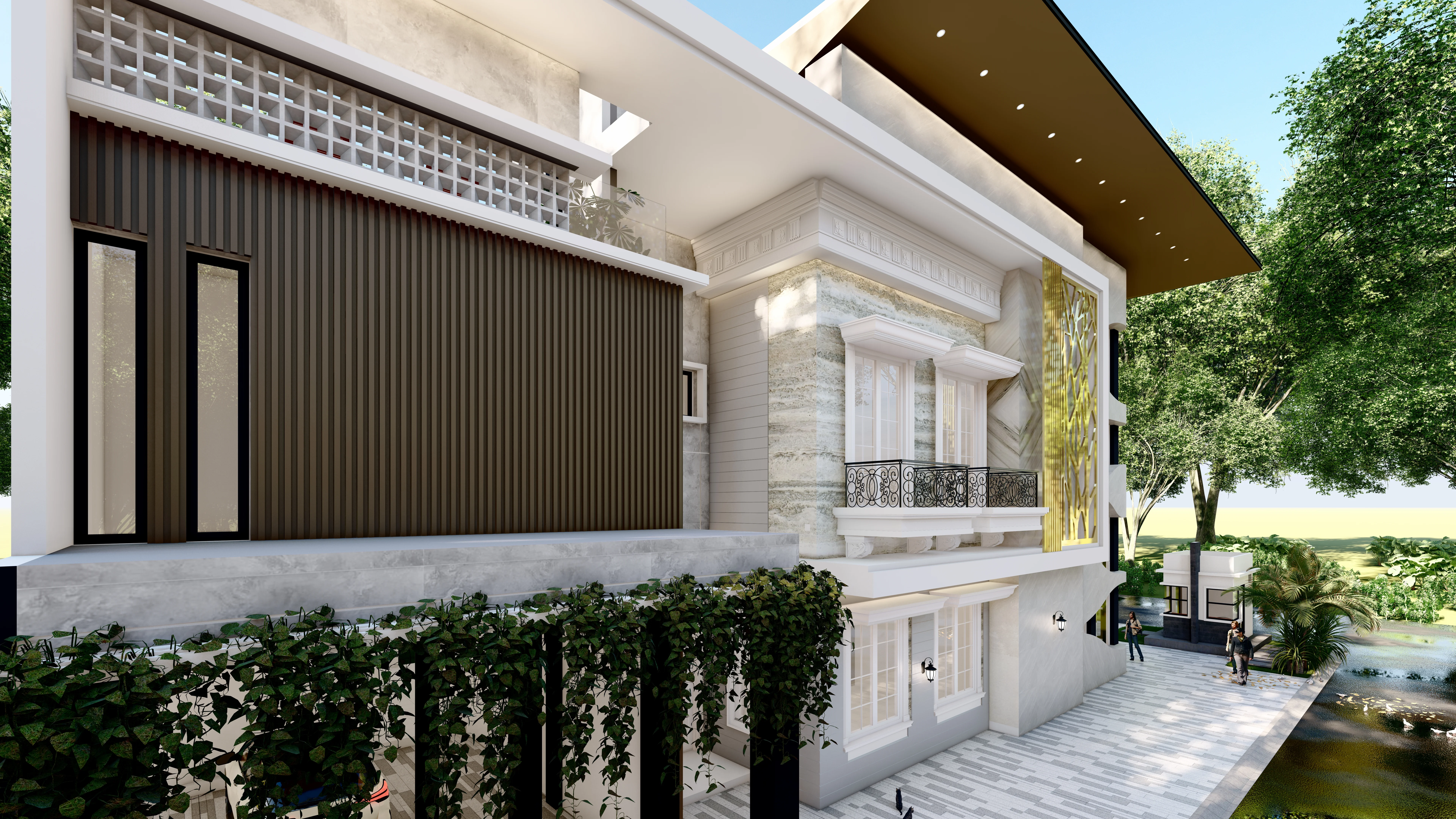 Gedung Biru Maswindo — Desain Bangunan 7