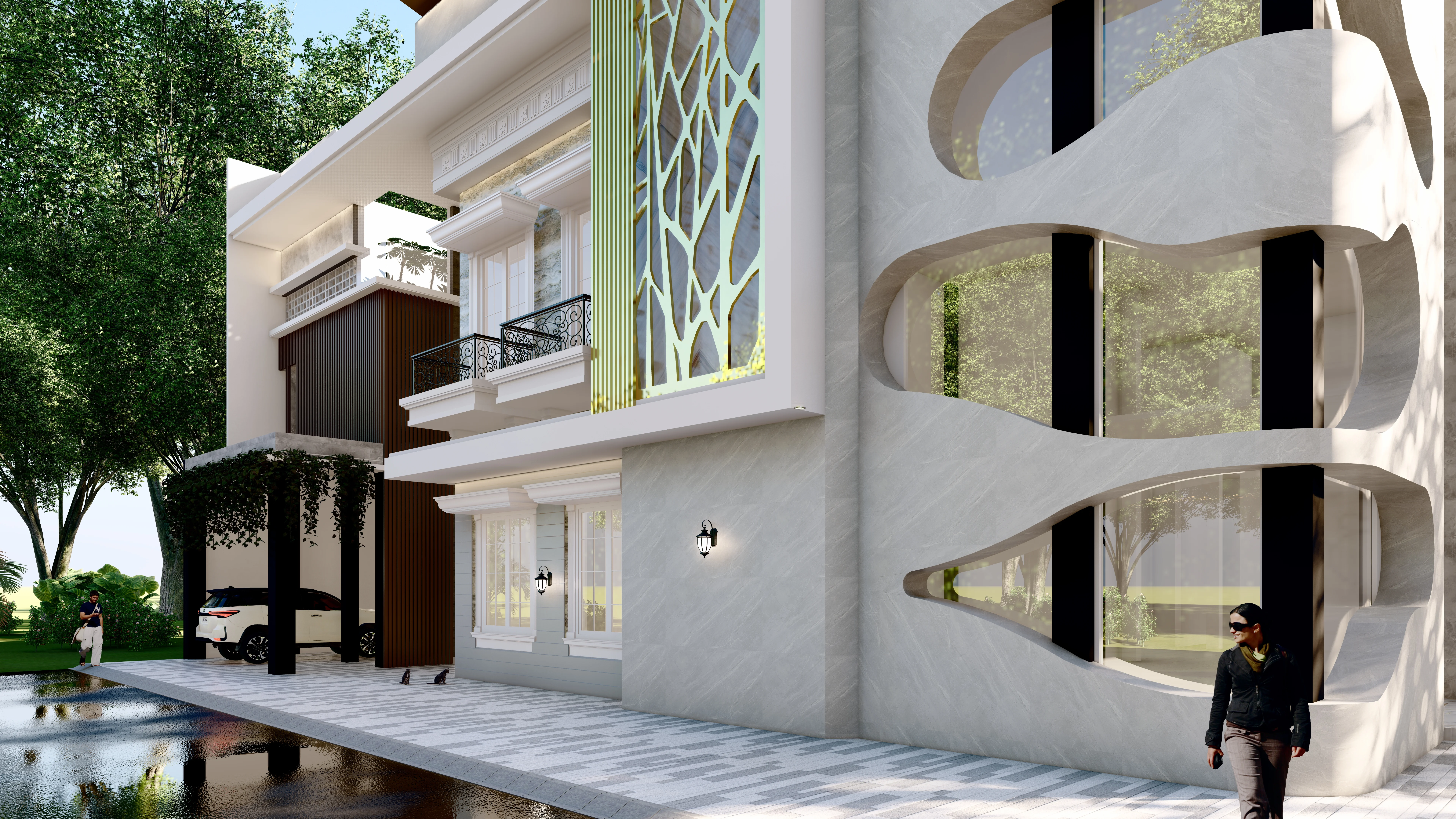 Gedung Biru Maswindo — Desain Bangunan 8