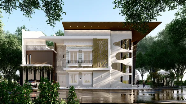 Gedung Biru Maswindo, proyek AK Studio di Surabaya