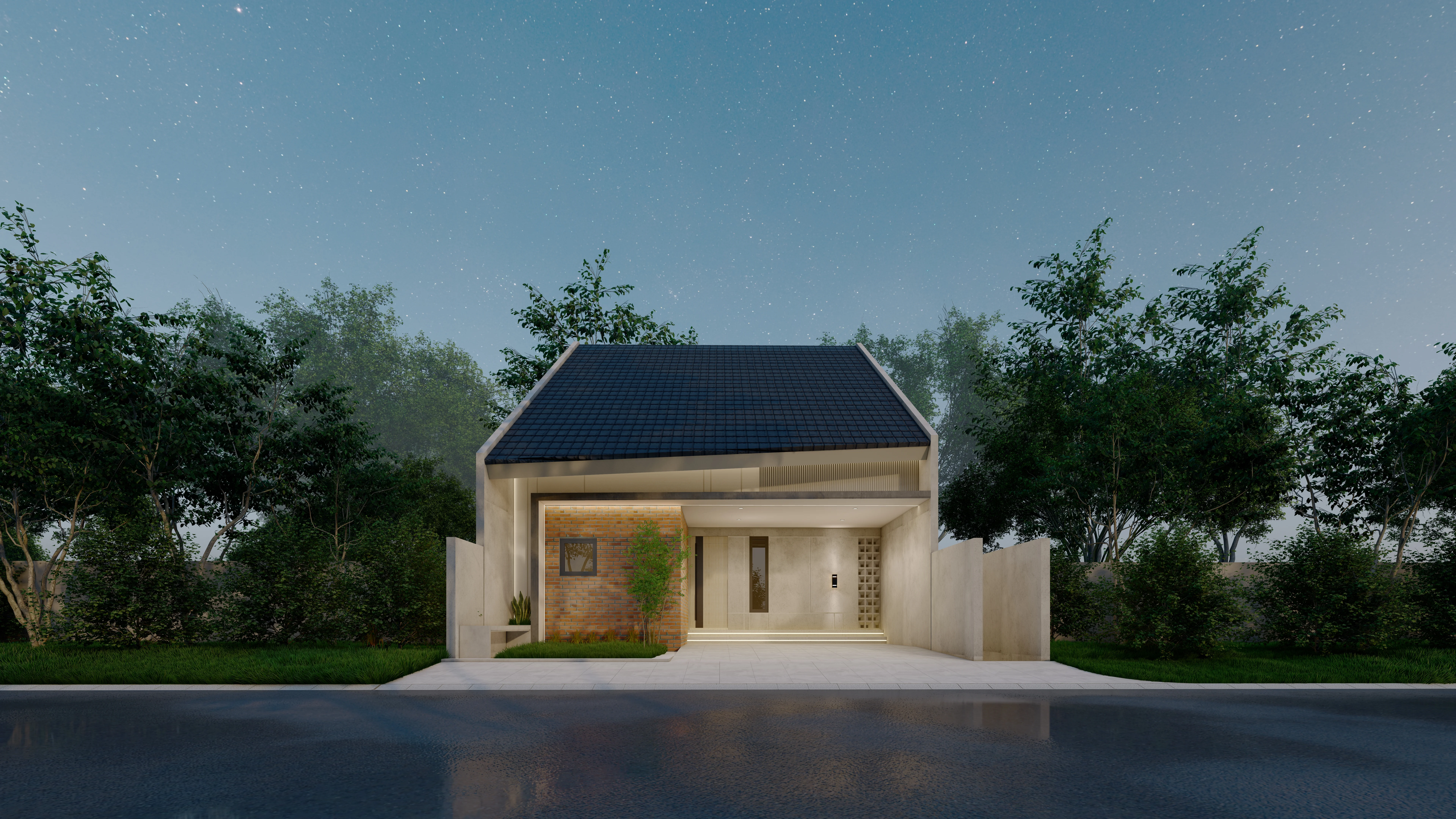 Rumah Bp. Kholis — Desain Bangunan 1
