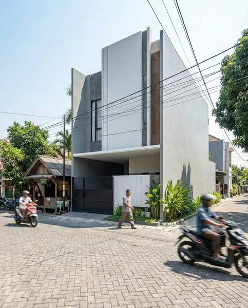 Rumah Bp. Poppy, proyek AK Studio di Surabaya