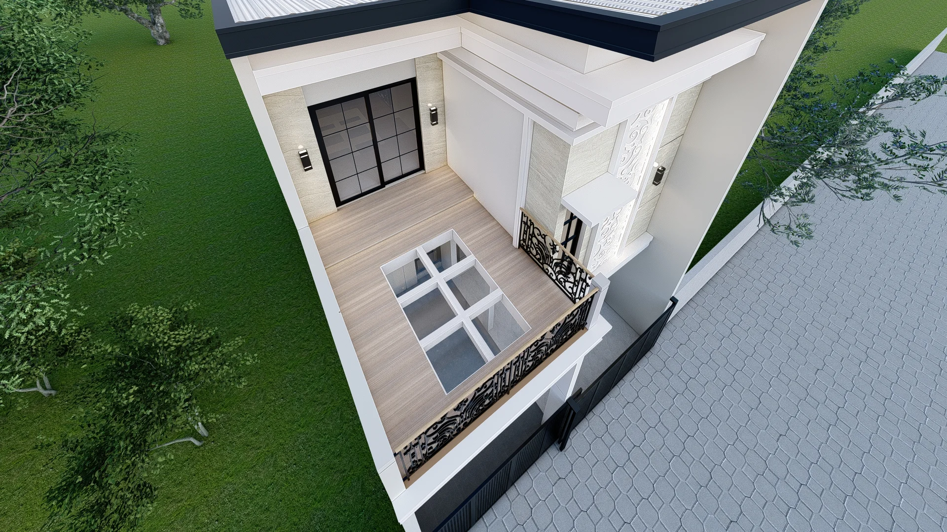 Rumah Bp. Zaman — Desain Bangunan 1