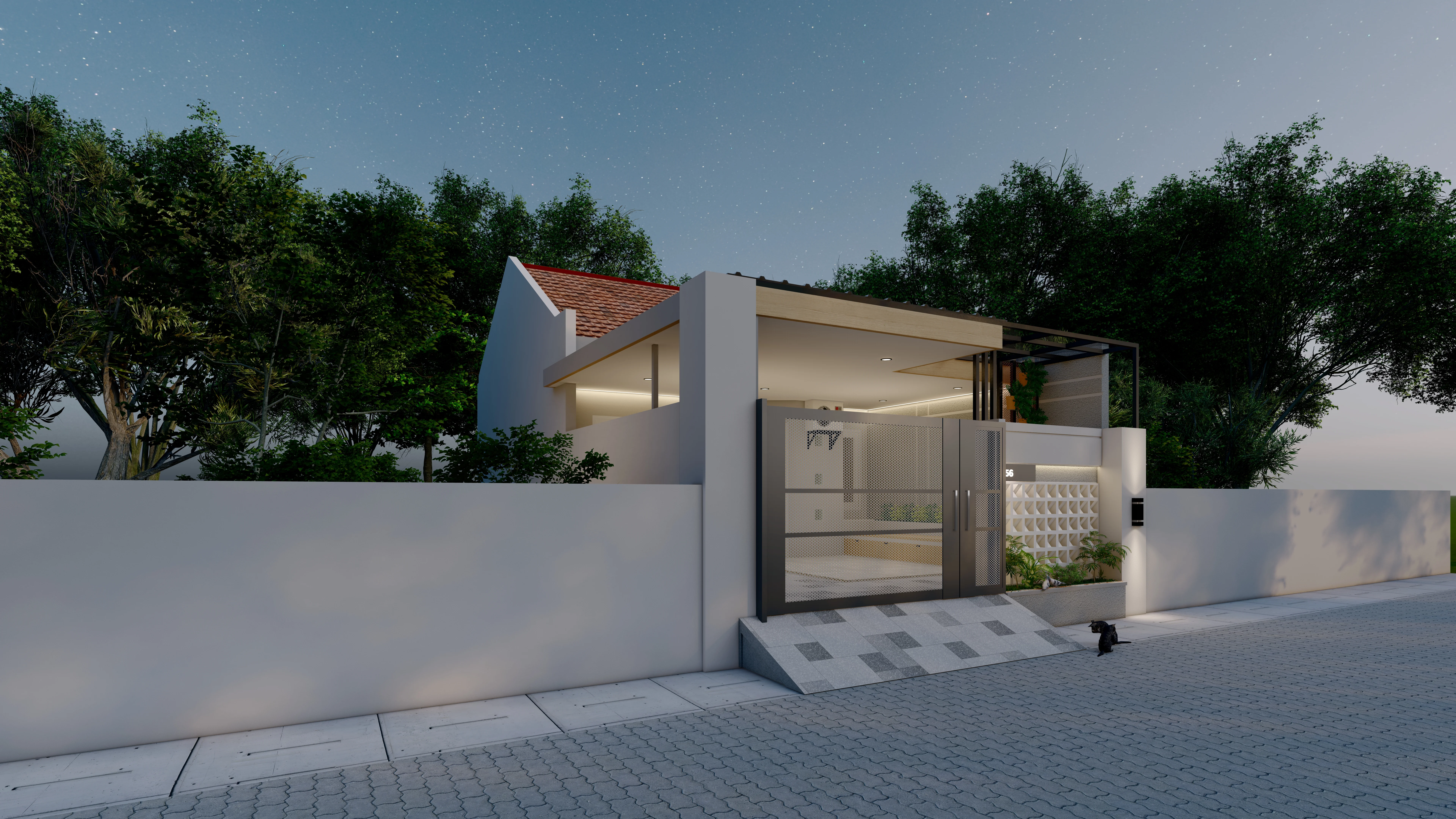 Rumah Bu Reza — Desain Bangunan 4