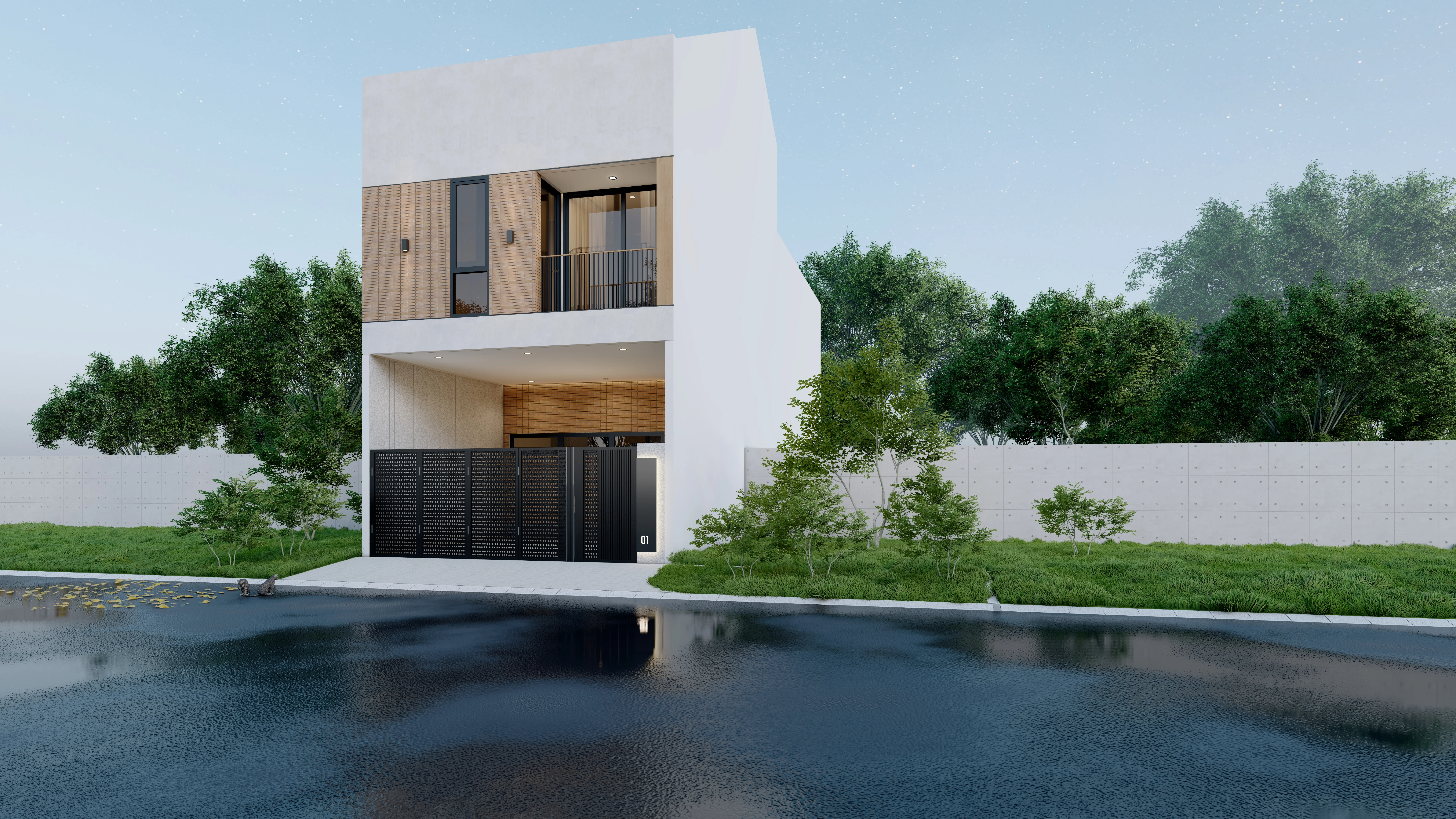 Rumah Pak Agus Tidar — Desain Bangunan 2