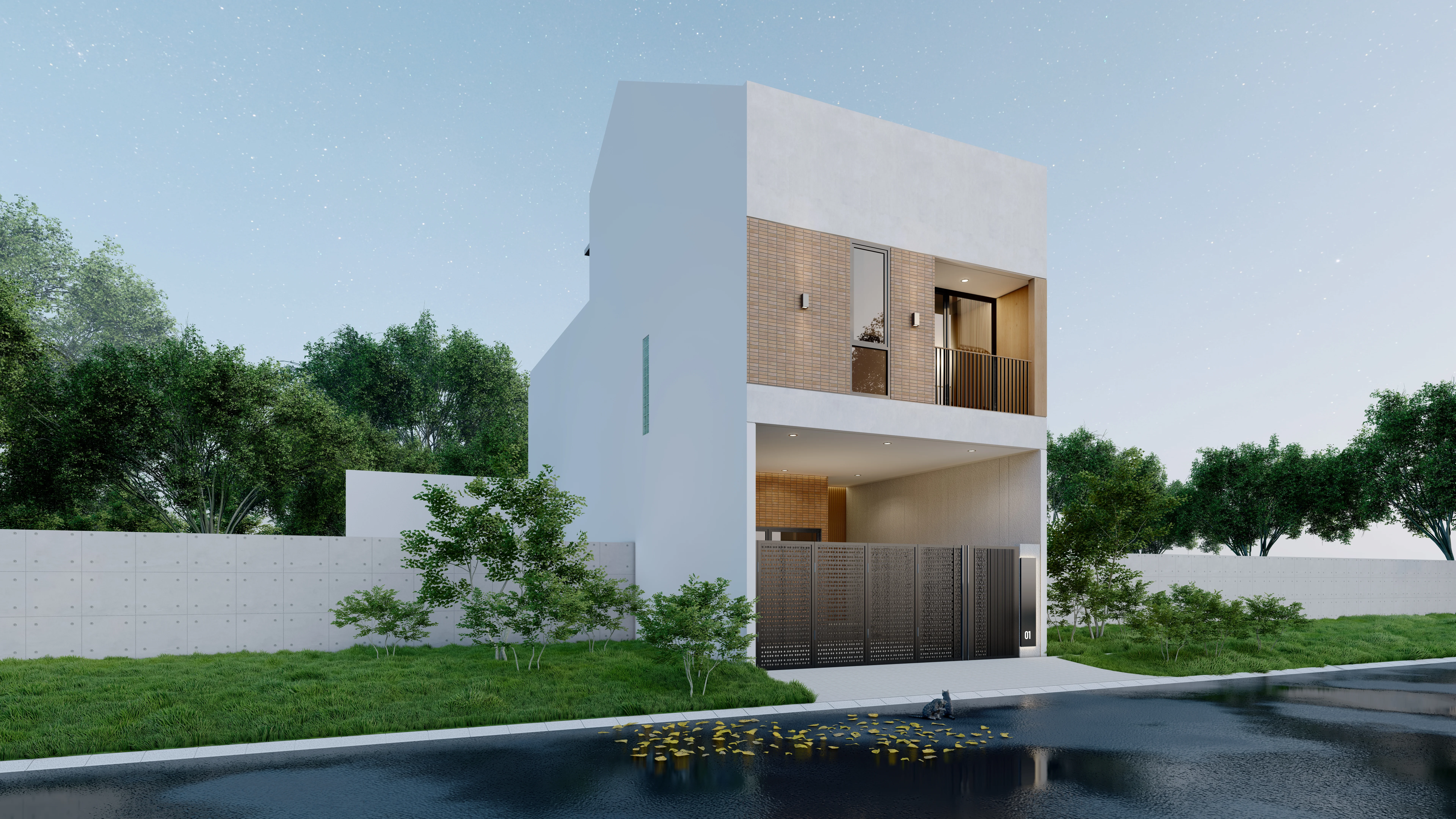 Rumah Pak Agus Tidar — Desain Bangunan 3