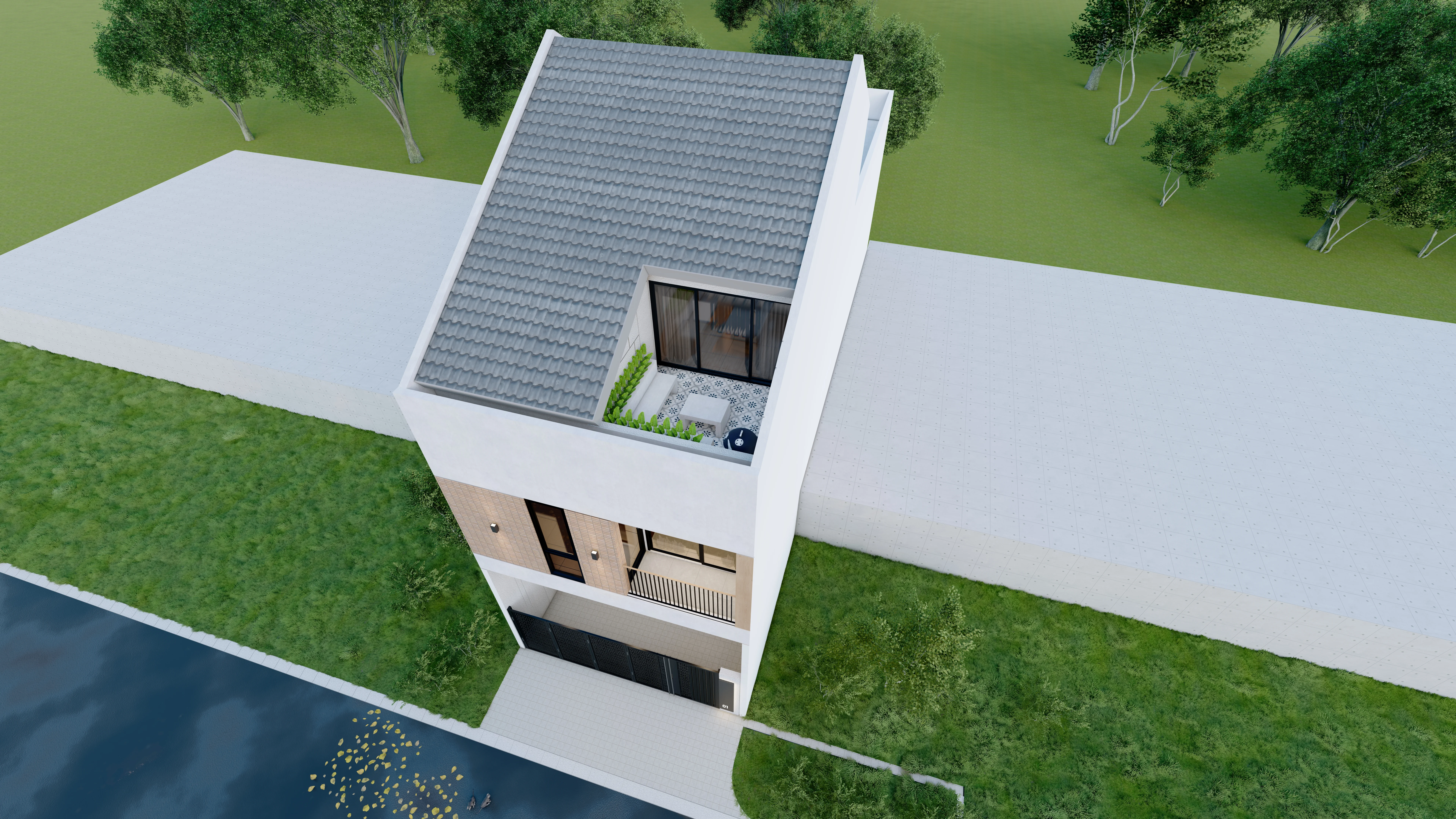Rumah Pak Agus Tidar — Desain Bangunan 5
