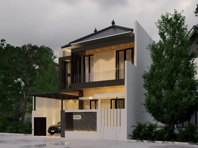 Rumah Pak Aris — Desain Bangunan 1