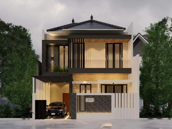 Rumah Pak Aris — Desain Bangunan 2