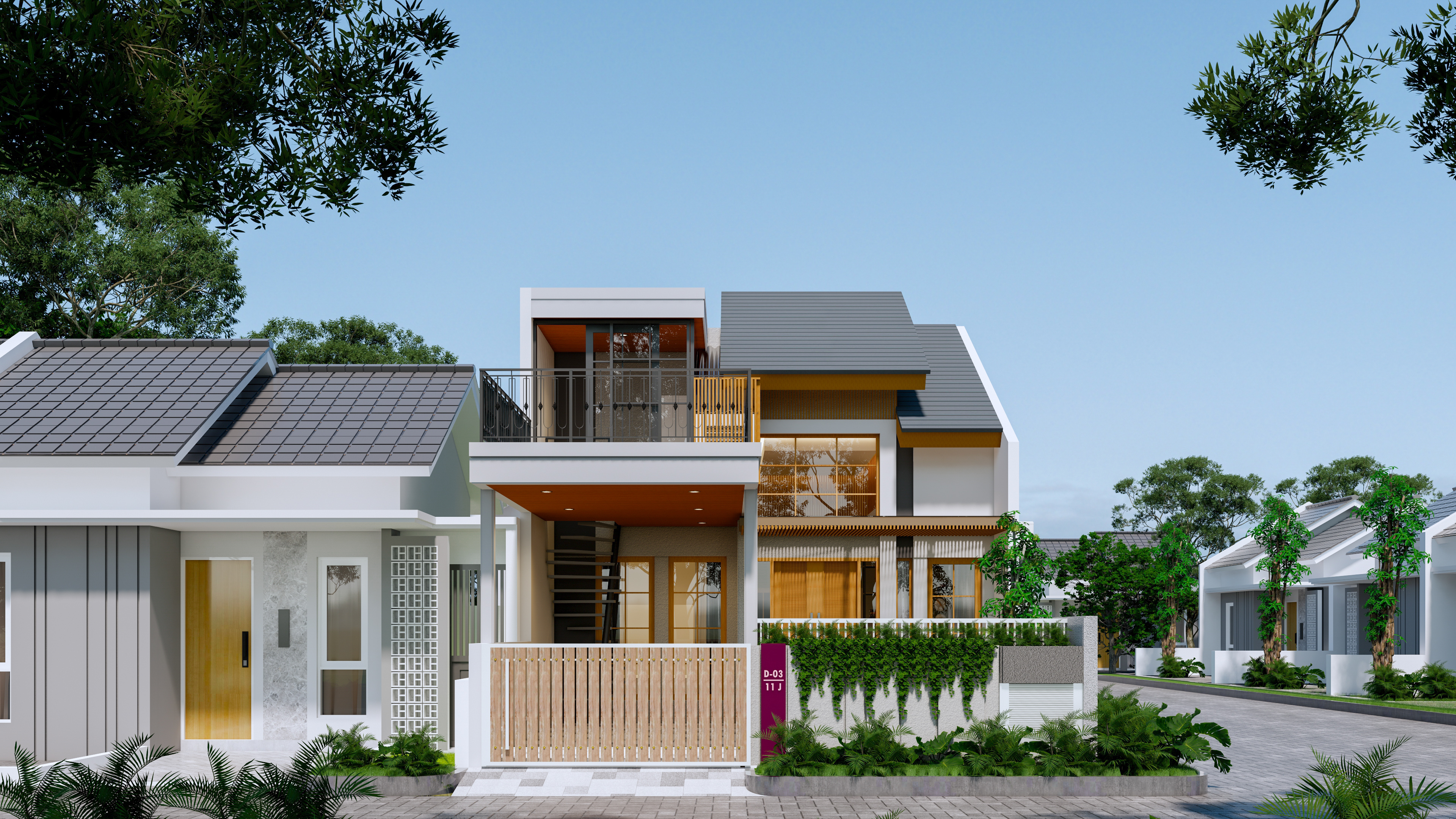 Rumah Pak Frizky — Desain Bangunan 1