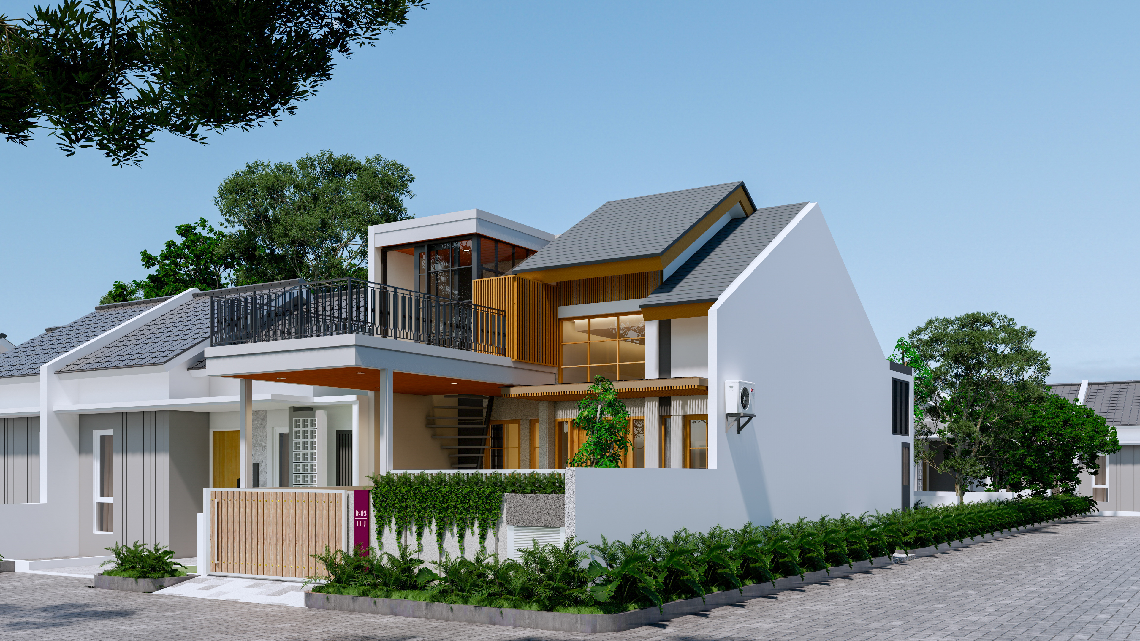 Rumah Pak Frizky — Desain Bangunan 2