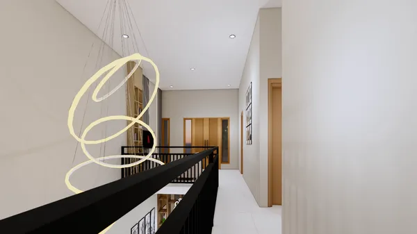 Rumah Pak Rossi, proyek AK Studio di Surabaya