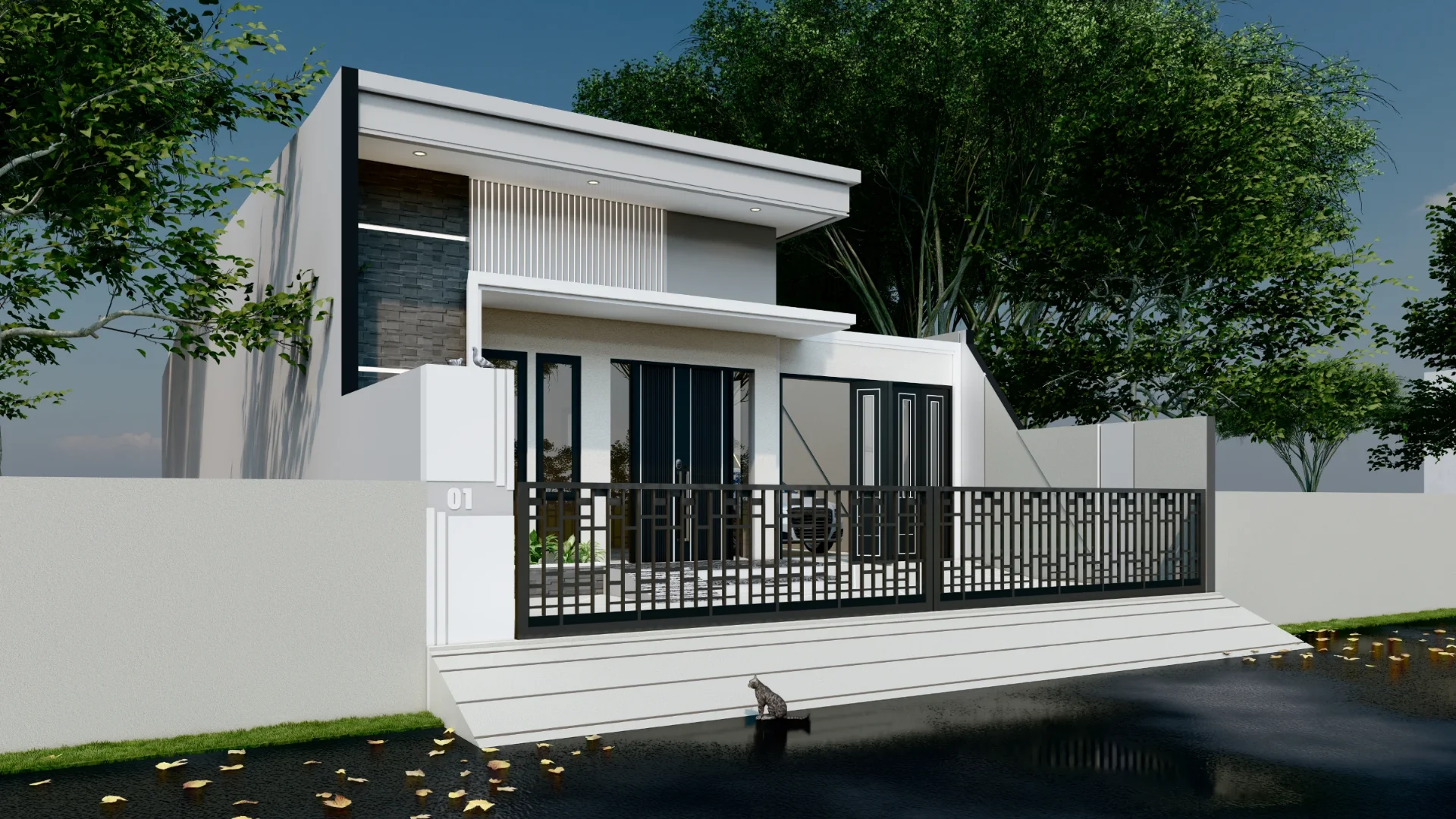 Rumah Bpk Amri — Desain Bangunan 9