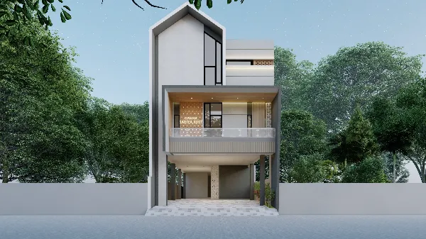 Kost Ibu Dewi, proyek AK Studio di Mulyosari Surabaya